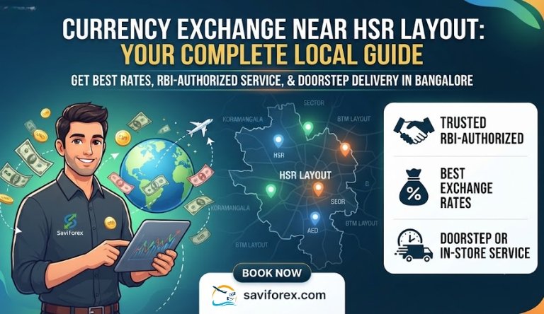 Currency Exchange Near HSR Layout: Your Complete Local Guide