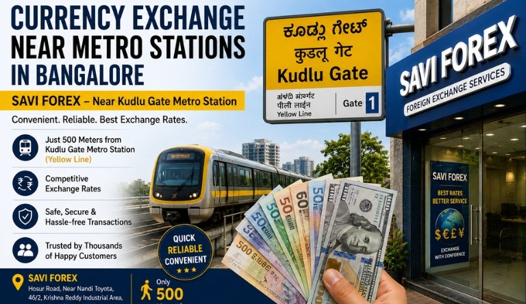 Currency Exchange Near Metro Stations