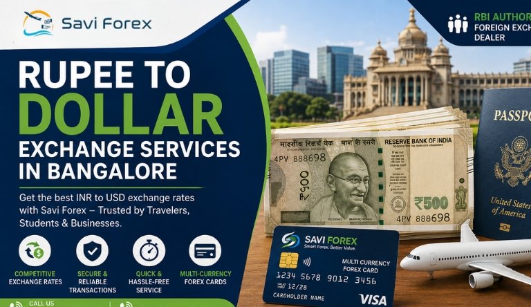 Rupee to Dollar Exchange Services in Bangalore – Trusted Forex Solutions by Savi Forex